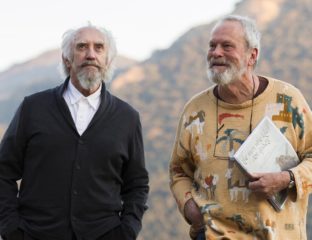 We never thought it would happen, but it did. Principal photography just wrapped on the drawn-out Terry Gilliam project, 'The Man Who Killed Don Quixote'.