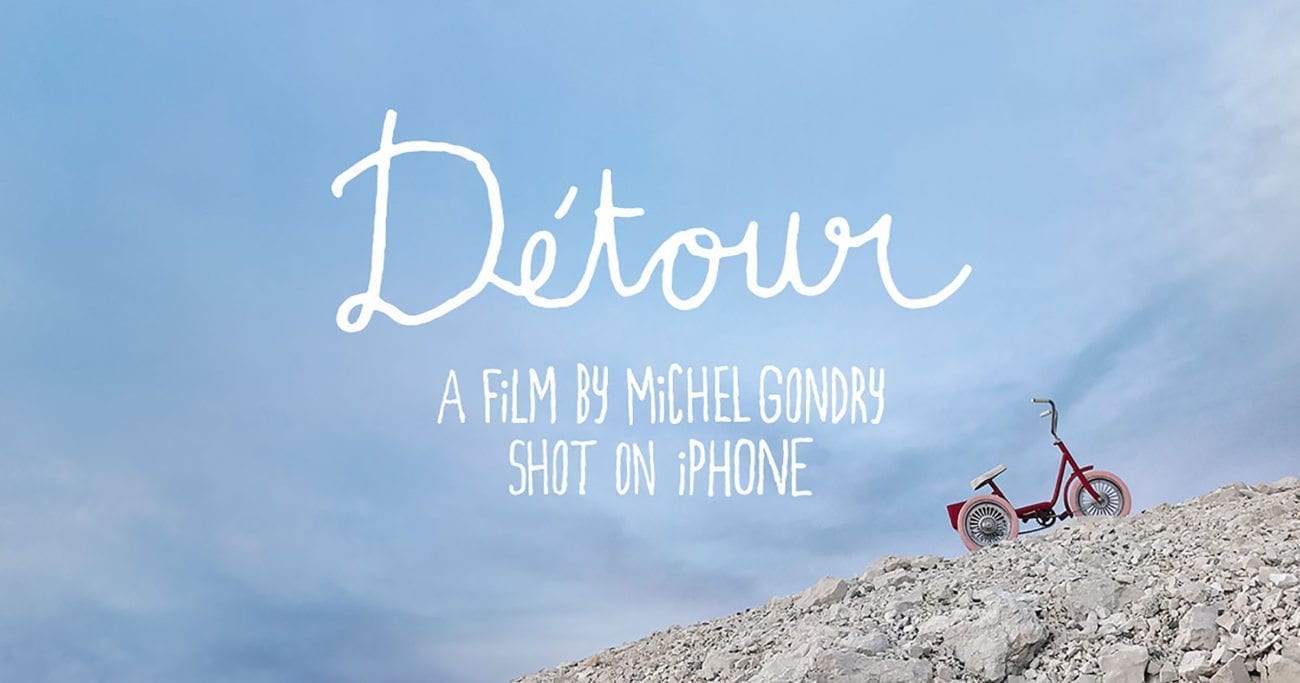 Director Michel Gondry has shot his latest short film 'Détour' entirely on his iPhone7, funded by a promotional effort by Apple.