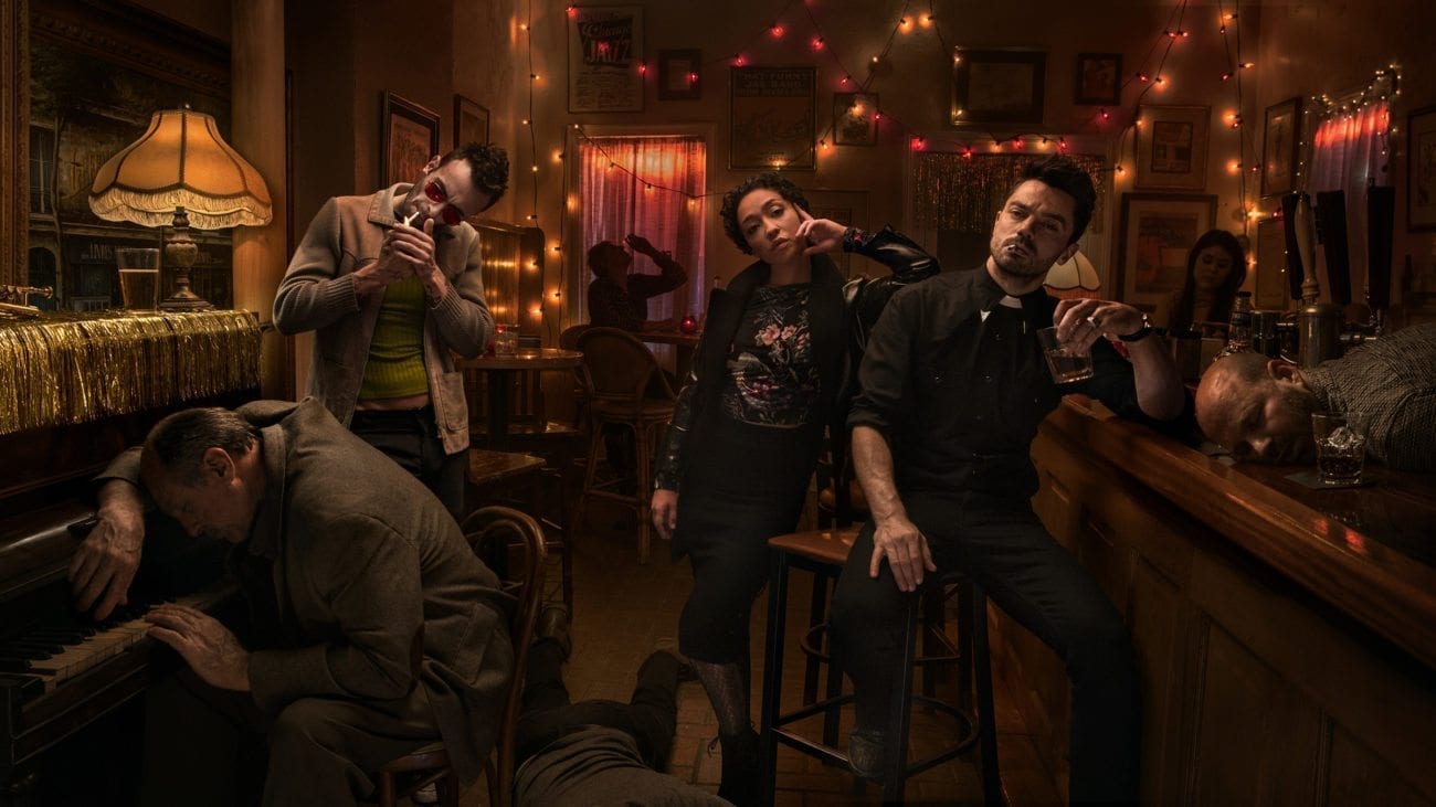 In 'Preacher', Jesse Custer, a small-town preacher with a criminal past, realizes God is absent from Heaven and sets out to find Him.