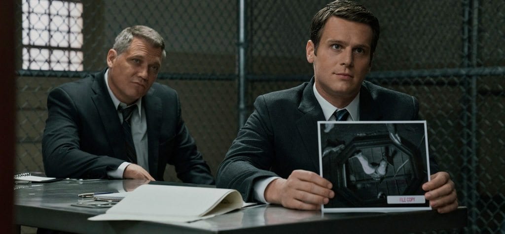 Jonathan Groff and Holt McCallany in 'Mindhunter'