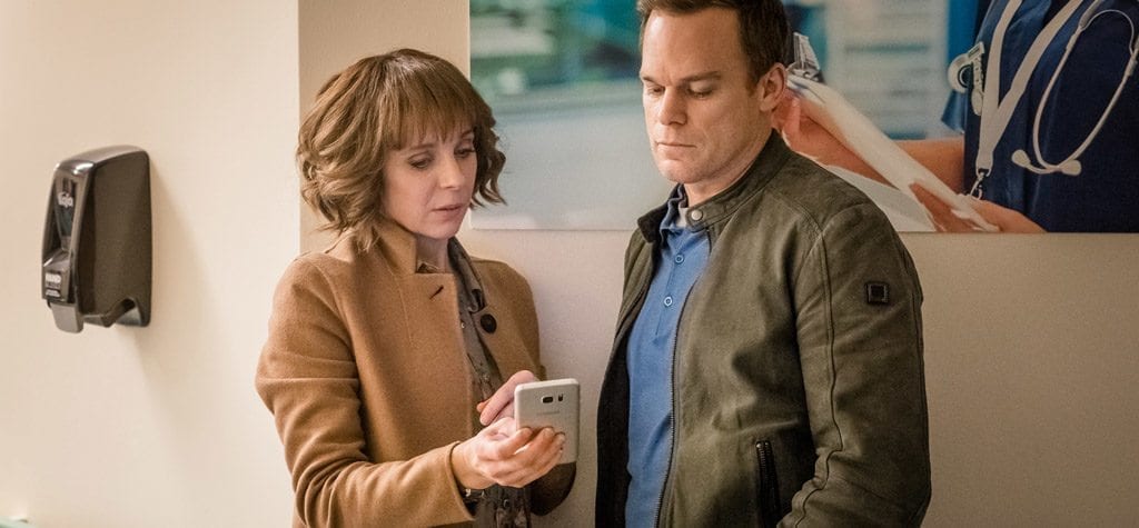 Michael C. Hall and Amanda Abbington in Netflix's 'Safe'