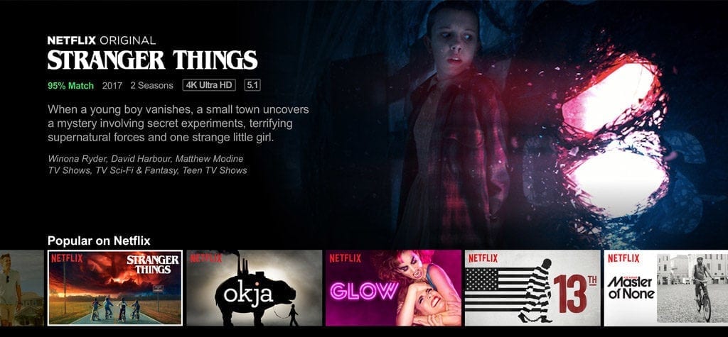 Netflix's streaming library
