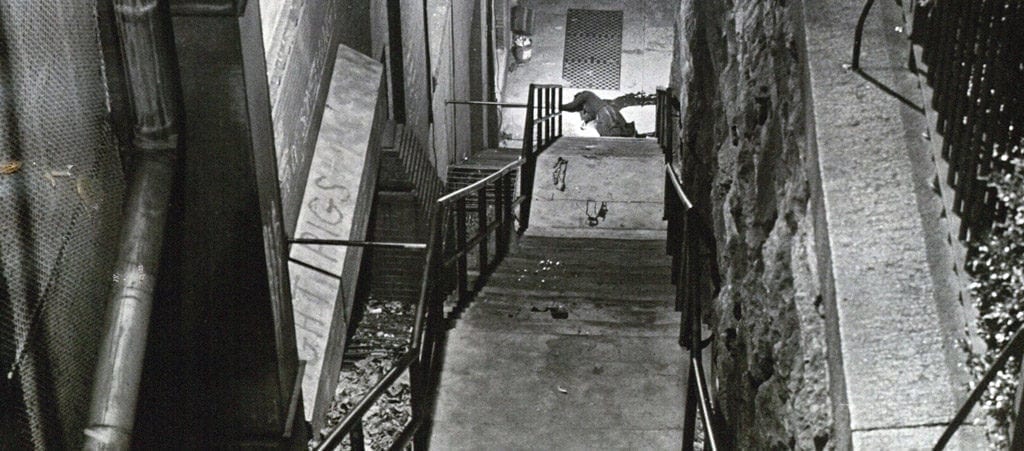 Christ compel you down the stairs from 'The Exorcist'