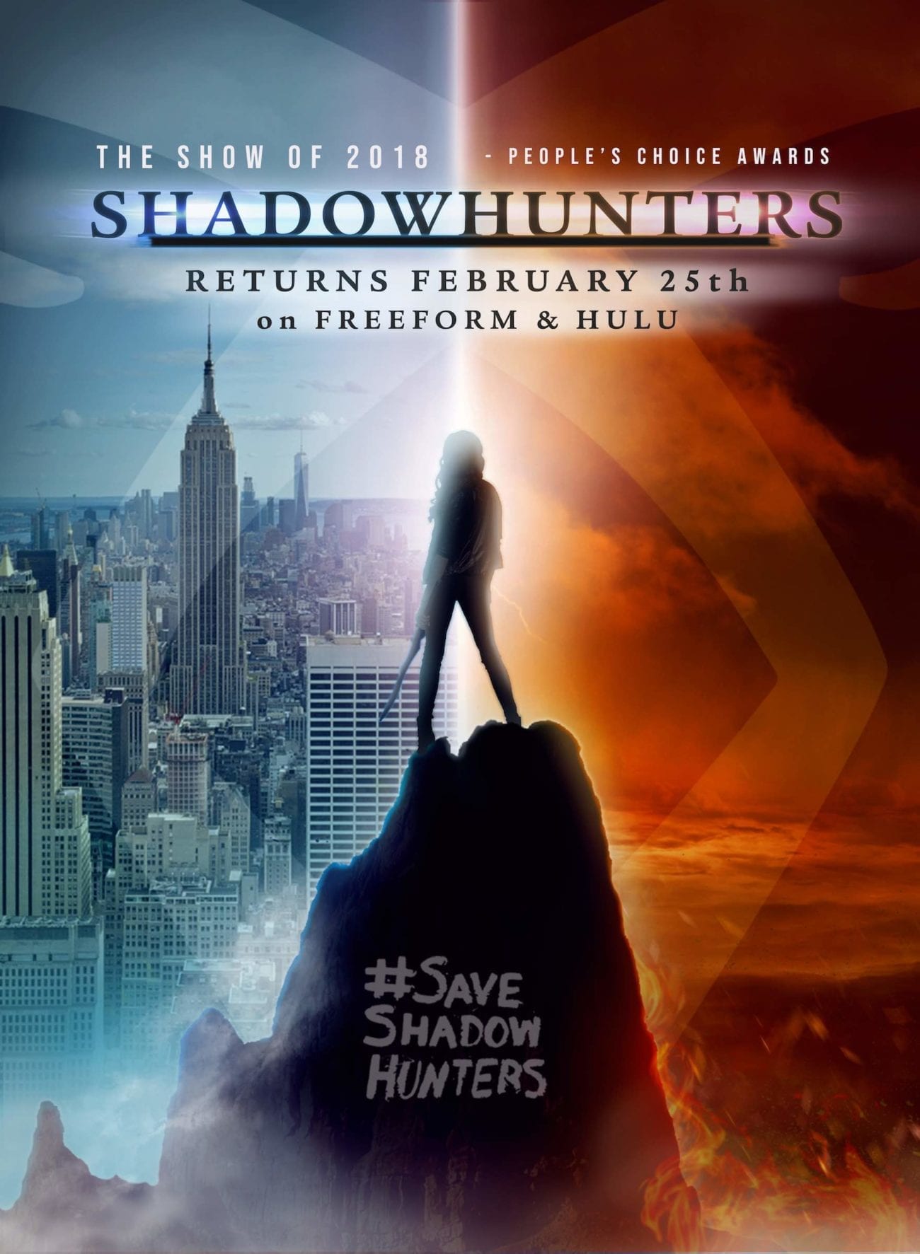 We’ve partnered with @BoomBitchesSH to help raise awareness around the historic marketing that the Shadowfam have been doing for 'Shadowhunters' season 3B.