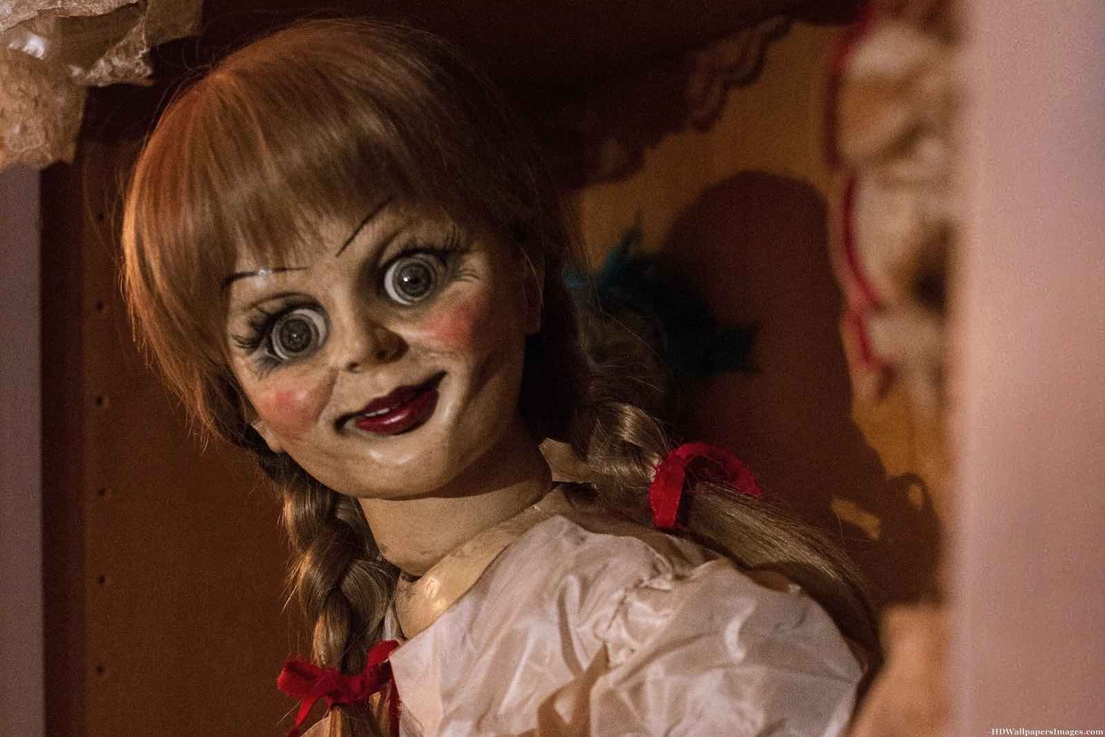 annabelle the doll in museum