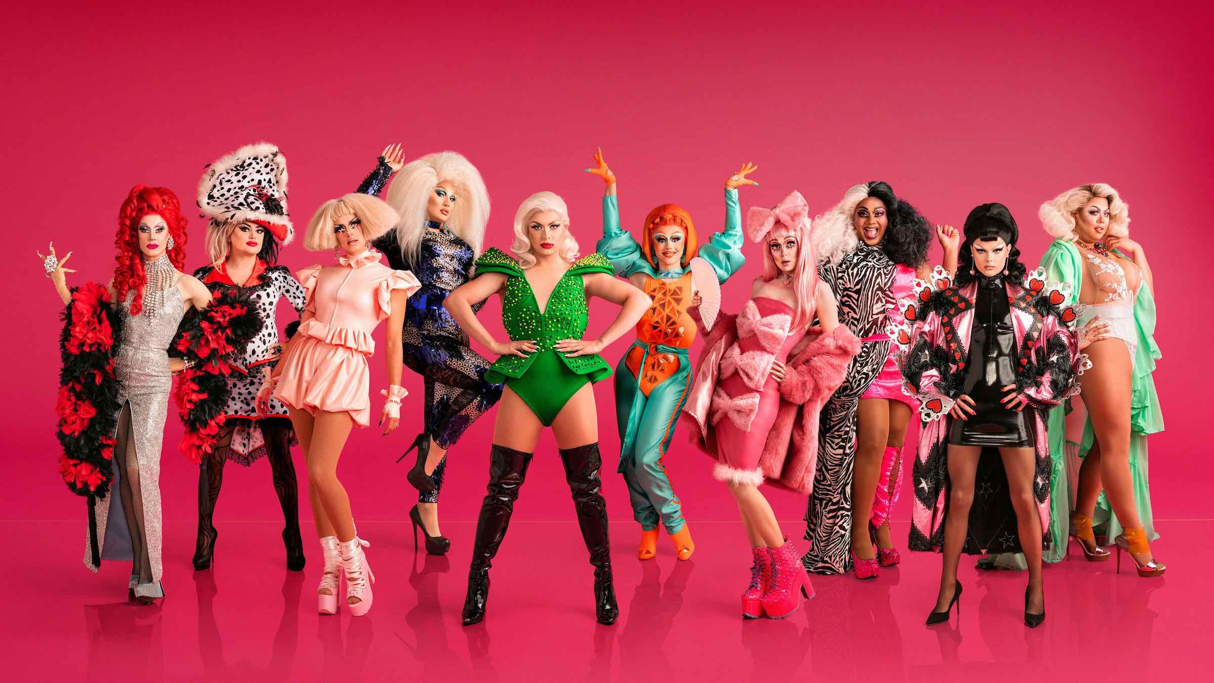 The Vivienne & Baga Chipz from 'RuPaul’s Drag Race UK' star in new WOW Presents+ series 'Morning T&T', in which they reprise their roles from Snatch Game.