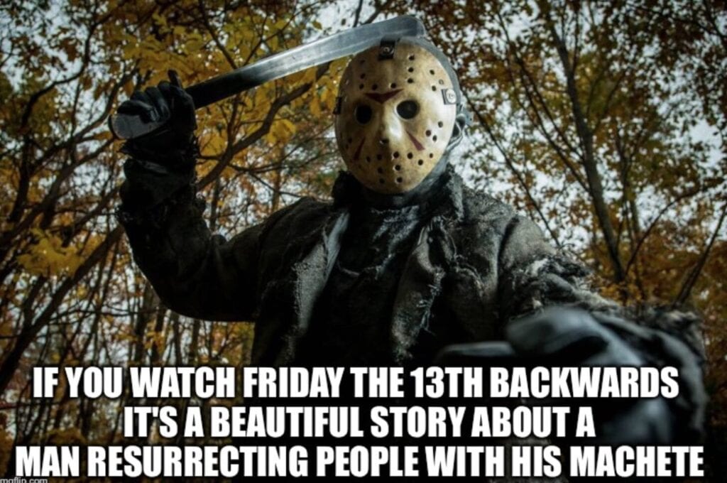 Throw some salt over your shoulder All the best 'Friday the 13th