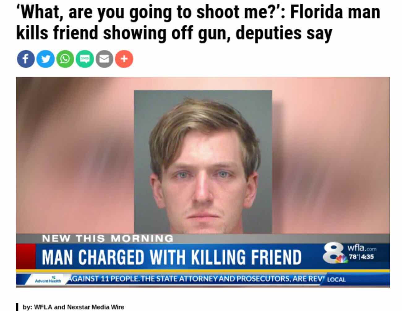 Florida Man headlines The most WTF stories from June 2020 Film Daily