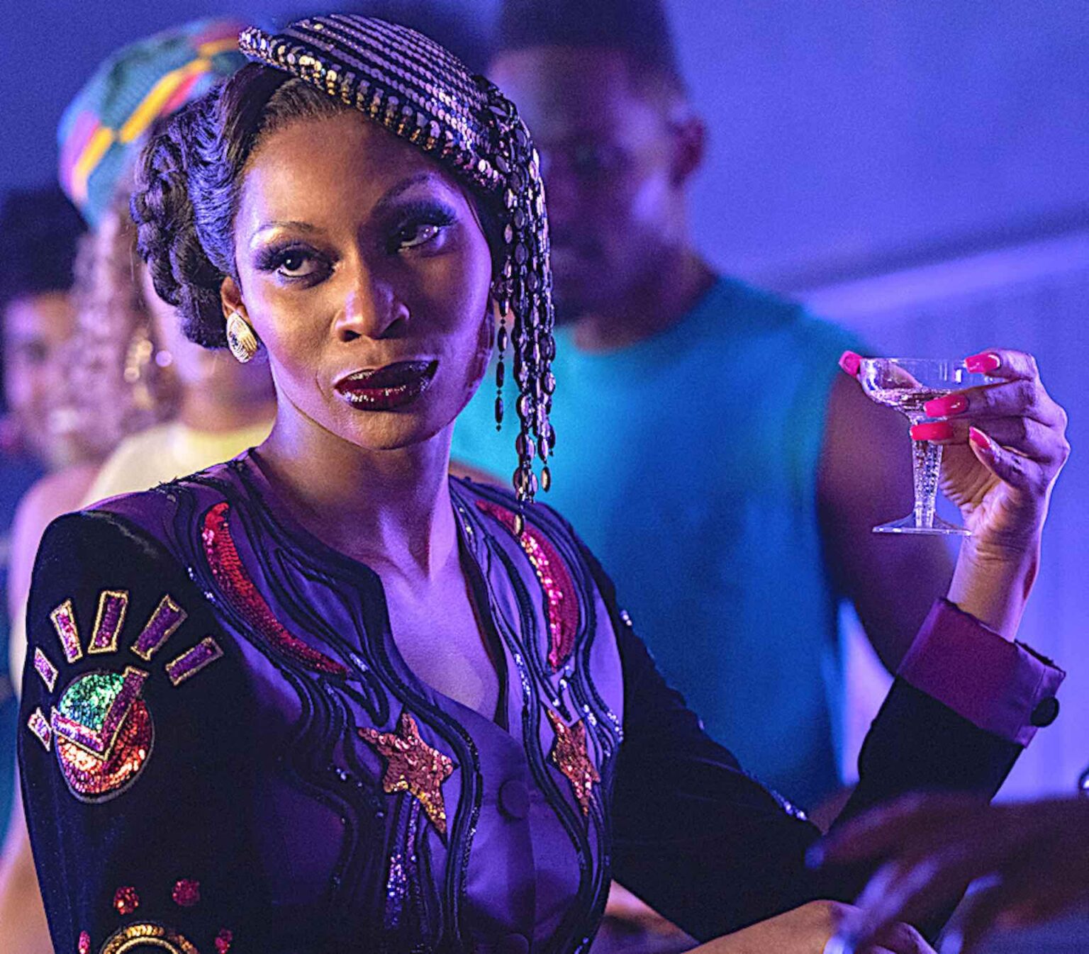 Cast member Elektra is the drag mother of all drag mothers, serving stunning looks in every episode of 'Pose'. Here are a few favorite lewks.