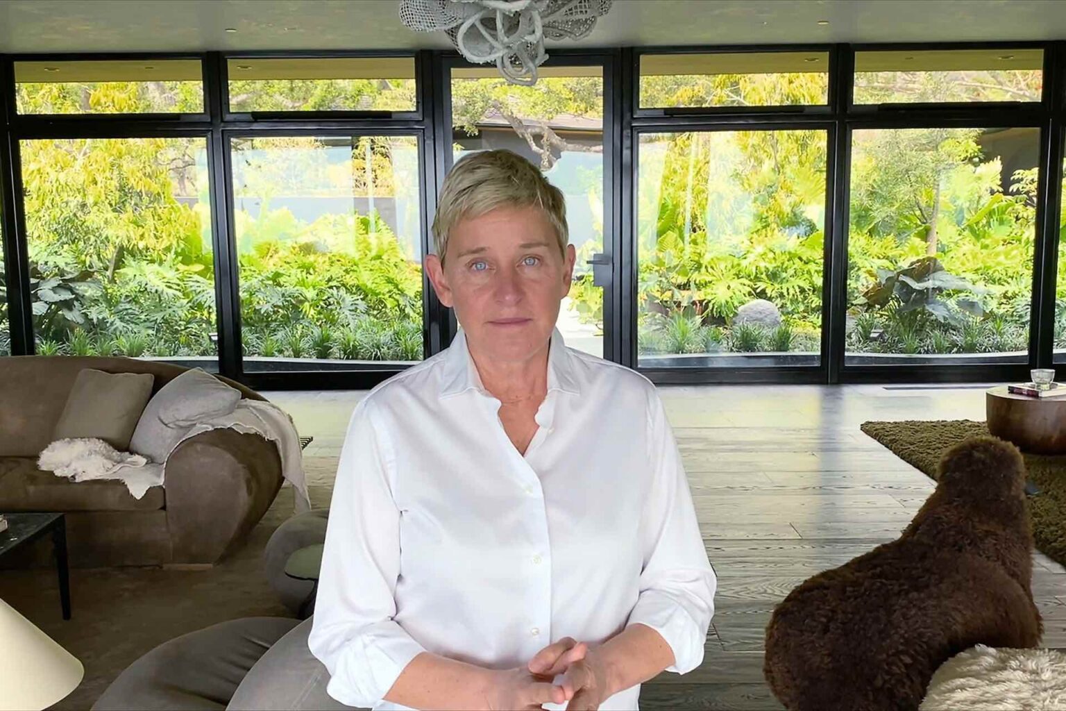 Talk show host Ellen DeGeneres has been working from home to film episodes of her show. Here's what you need to know.