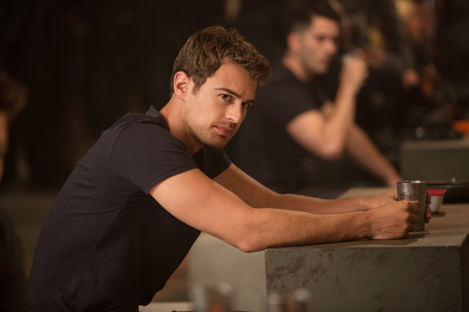 This article contains Theo James in various states of undress for research purposes only. Not at all to oggle over his hot bod.