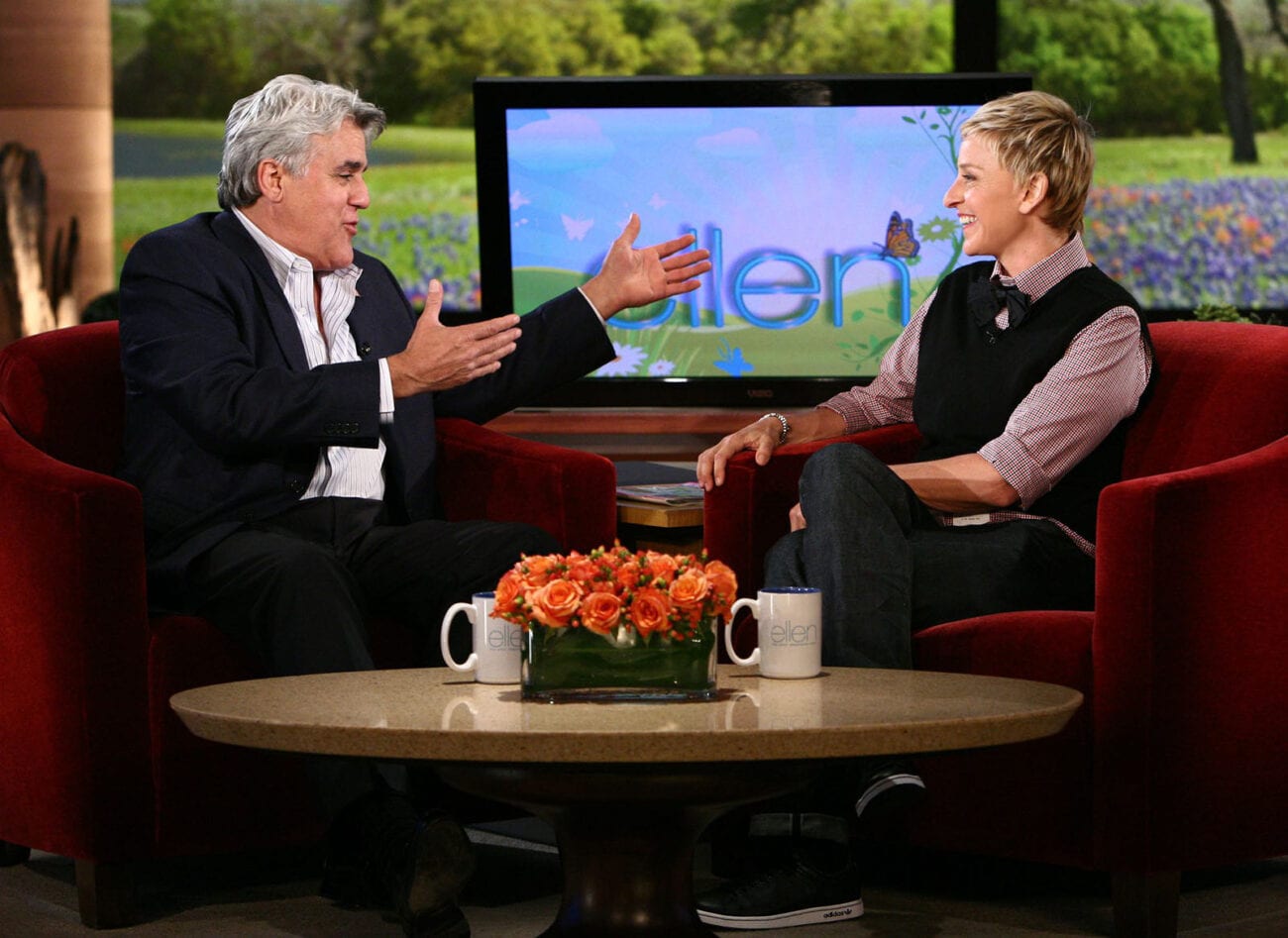 Jay Leno came to the defense of daytime talk show host Ellen Degeneres amid allegations. What about Leno's net worth? Let's take a look.