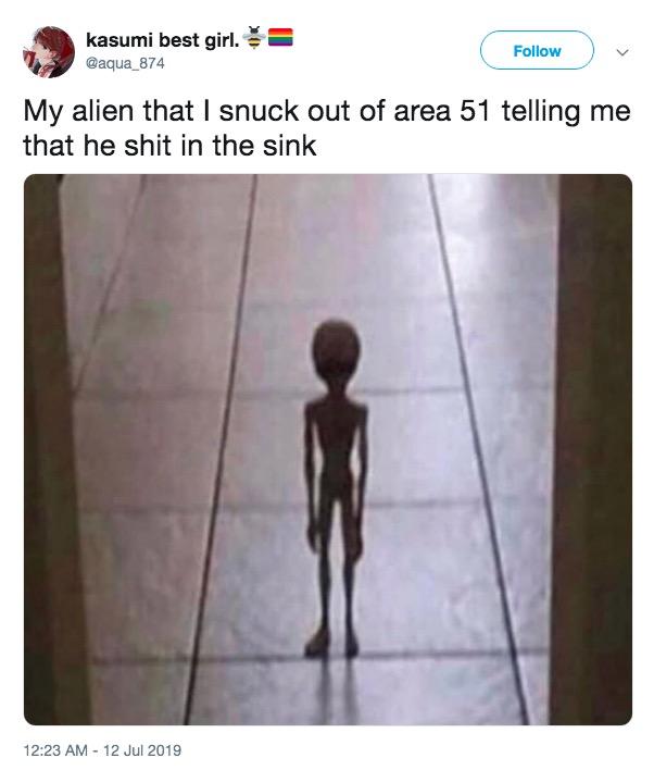 awesome alien knockknock jokes