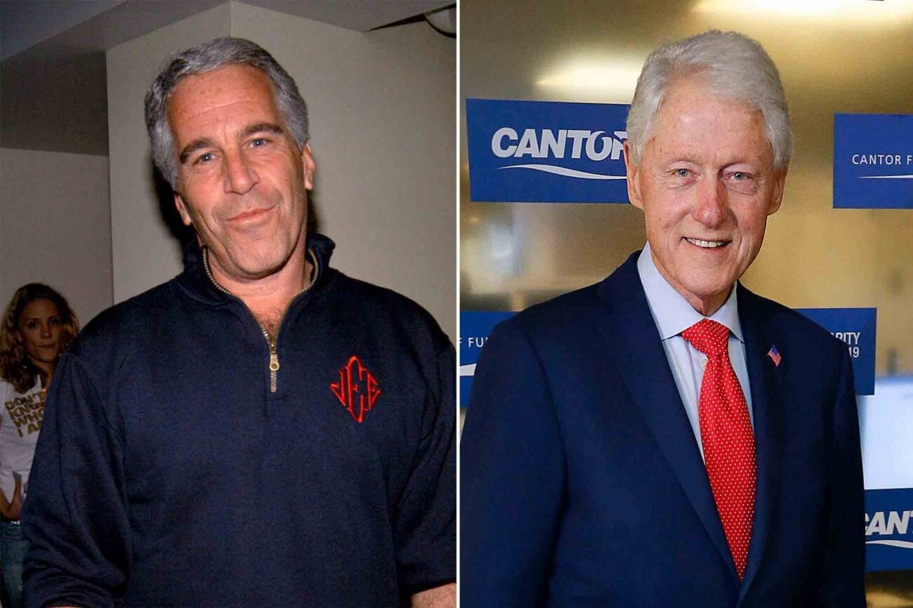Some new images from 2002 have people raising their eyebrows regarding Jeffrey Epstein's relationship with Bill Clinton. Here's why.
