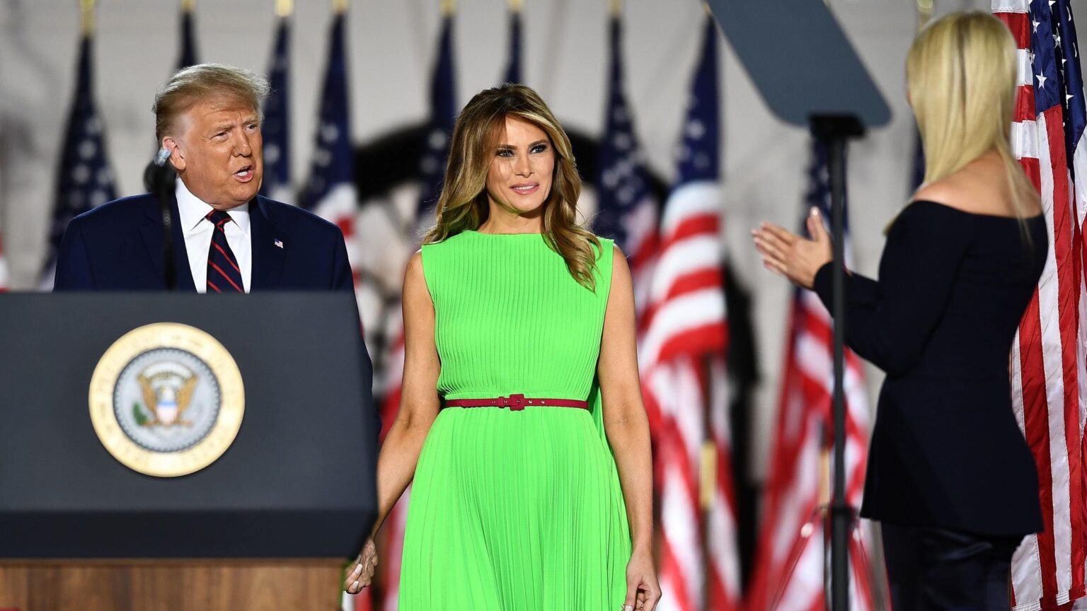 Melania Trump has always been known for being expressionless, but during the RNC, It looked like she was glitching. So Twitter decided to make it a meme.