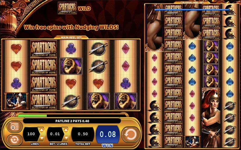 Spartacus Slot Machine Free Play