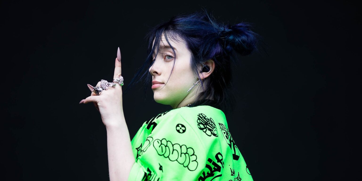 A color debate started after Billie Eilish flashed a pair of her Nike Air sneakers on her Instagram Story. What color are those shoes?