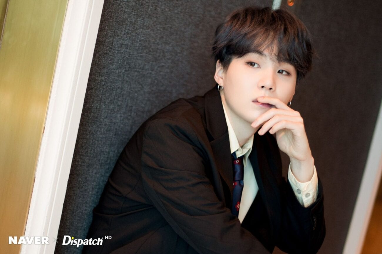 BTS rapper Suga is a total hearthrub, but what type of woman has captured his heart? Let’s take a look at Suga’s love history.