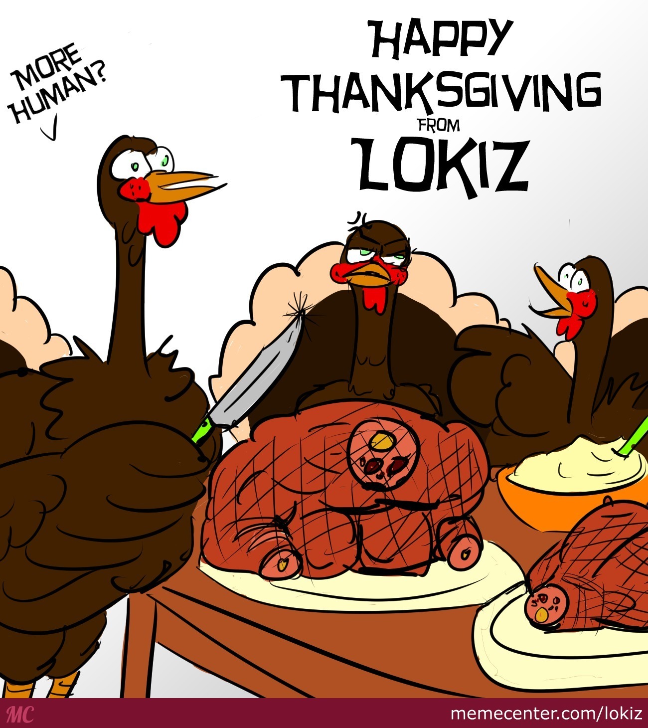 Dick thanksgiving meme