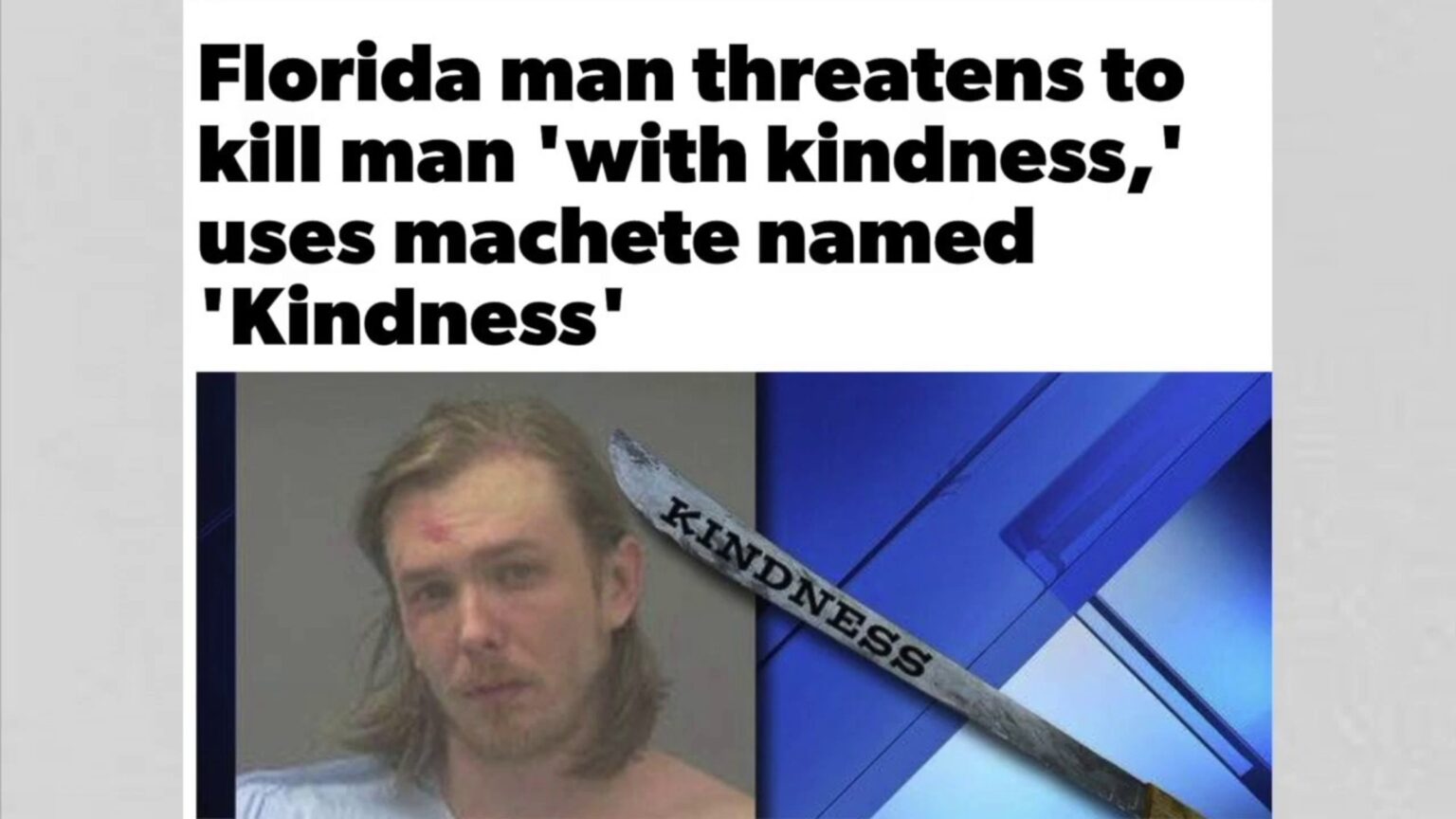 Florida Man, named from Florida headlines about wacky arrests in the Sunshine State. Here are some Karen-style headlines to get you laughing.