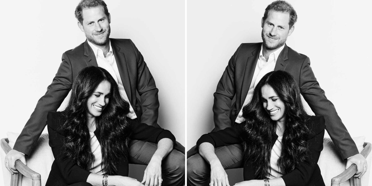 Prince Harry and Meghan Markle have released their first portrait since stepping down from their royal duties. Take a look at the new portrait here.