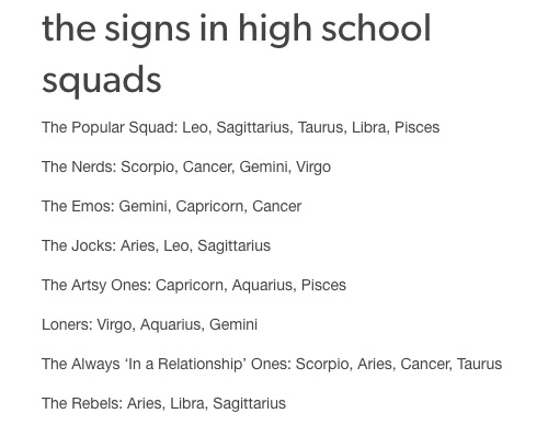 astrology meme the signs as