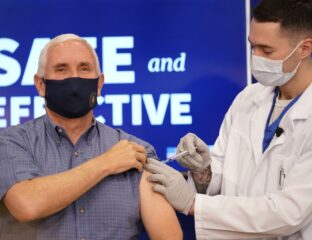 Vice President Mike Pence visited the Eisenhower Executive Office Building and received the COVID-19 vaccine. Here's the latest.