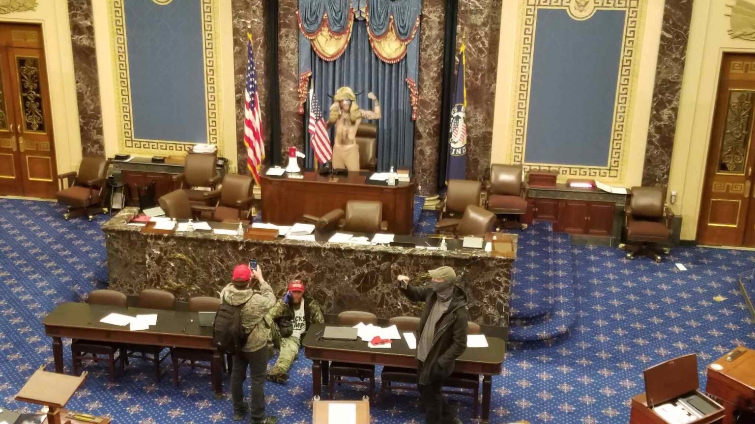 Protesters stormed and occupied the U.S. Capitol building today to disrupt the electoral confirmation process. Was security better in Area 51?