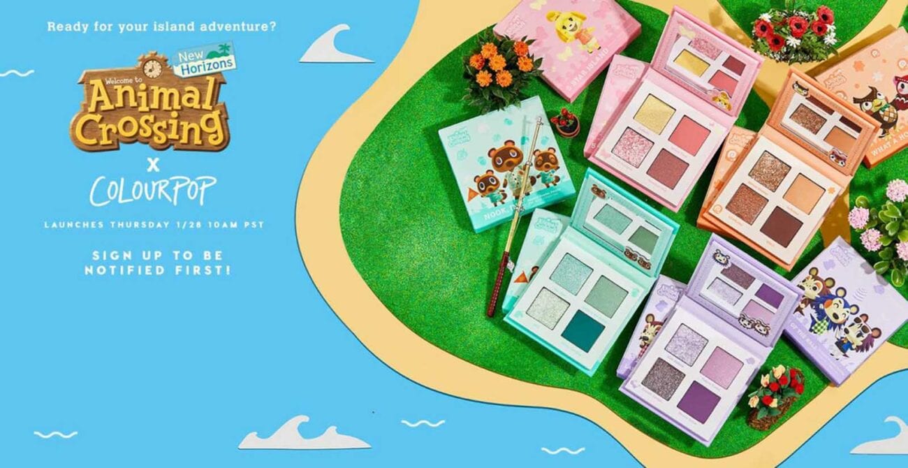 Get your ideal Celeste, Isabelle, Labelle, and Nook lewk with the new ColourPop x 'Animal Crossing' palette. Check out the deets here.
