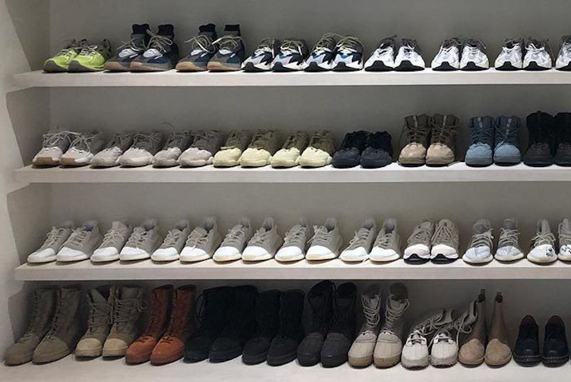 kanye west sneaker collection