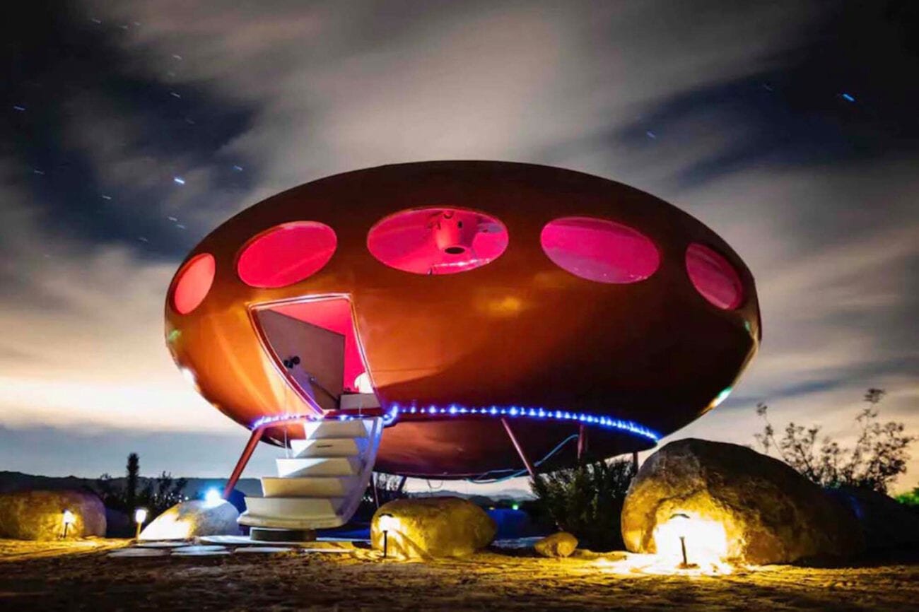 Want to live out your science fiction fantasy by living in an alien spaceship? Check out how you can book a getaway that's truly out of this world.