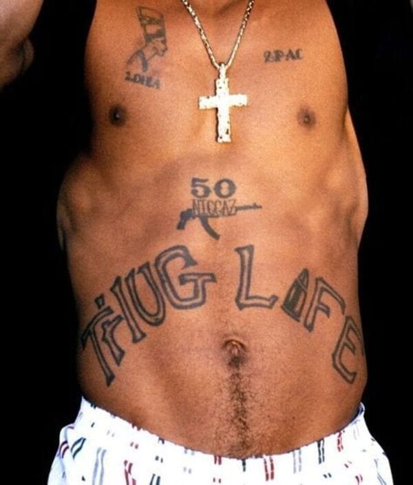 Decrypt The Meaning Of Tupac Shakurs Most Iconic Tattoos Film Daily Tattoo News