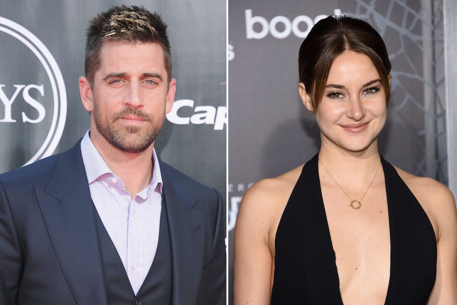Actress Shailene Woodley may be one of Hollywood’s biggest celebs. See all the cutest moments between her and Aaron Rogers.