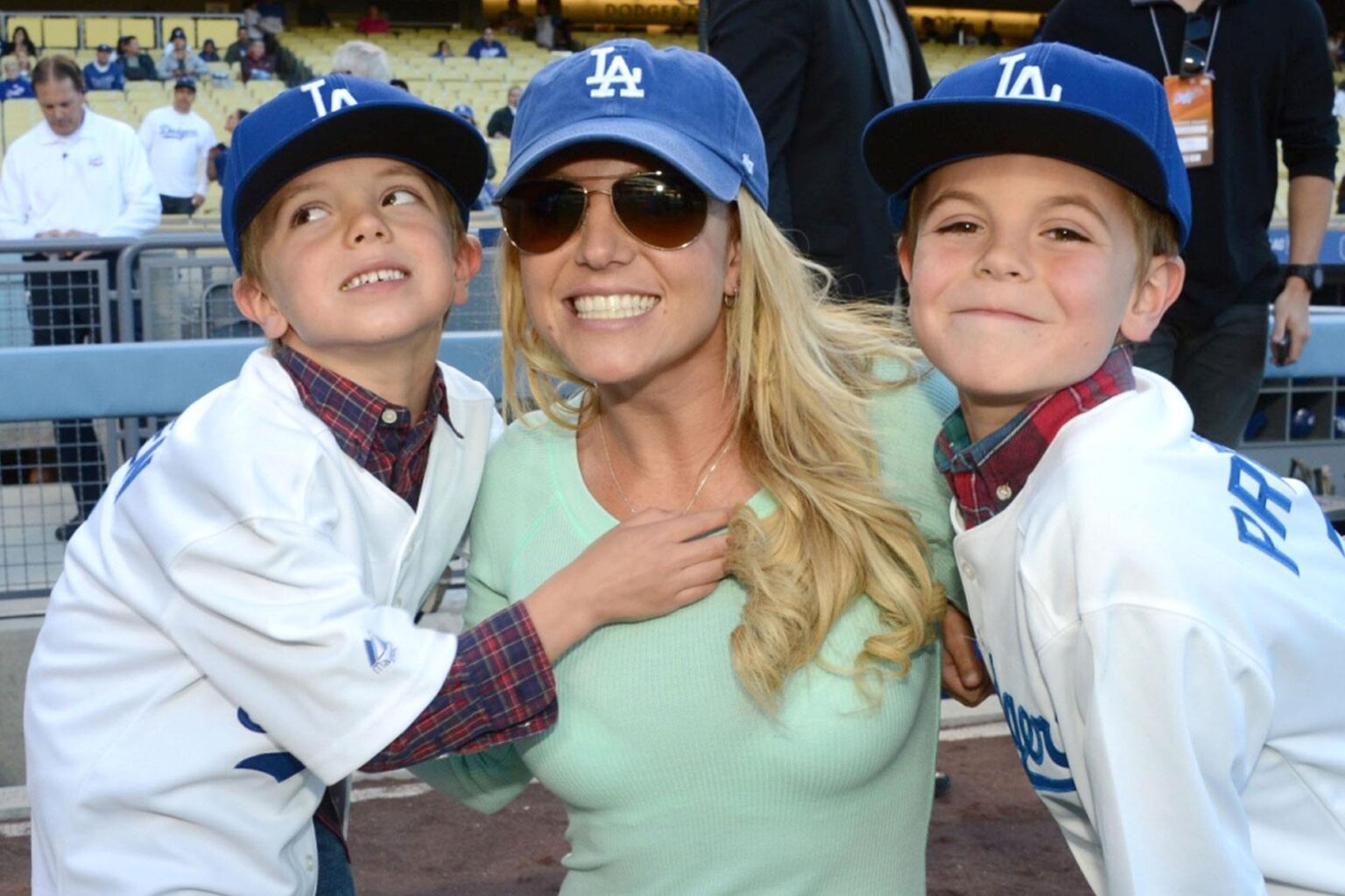 Britney Spears's kids are getting so big! How has Britney Spears been able to deal with the #FreeBritney headlines? With the help of her boys.