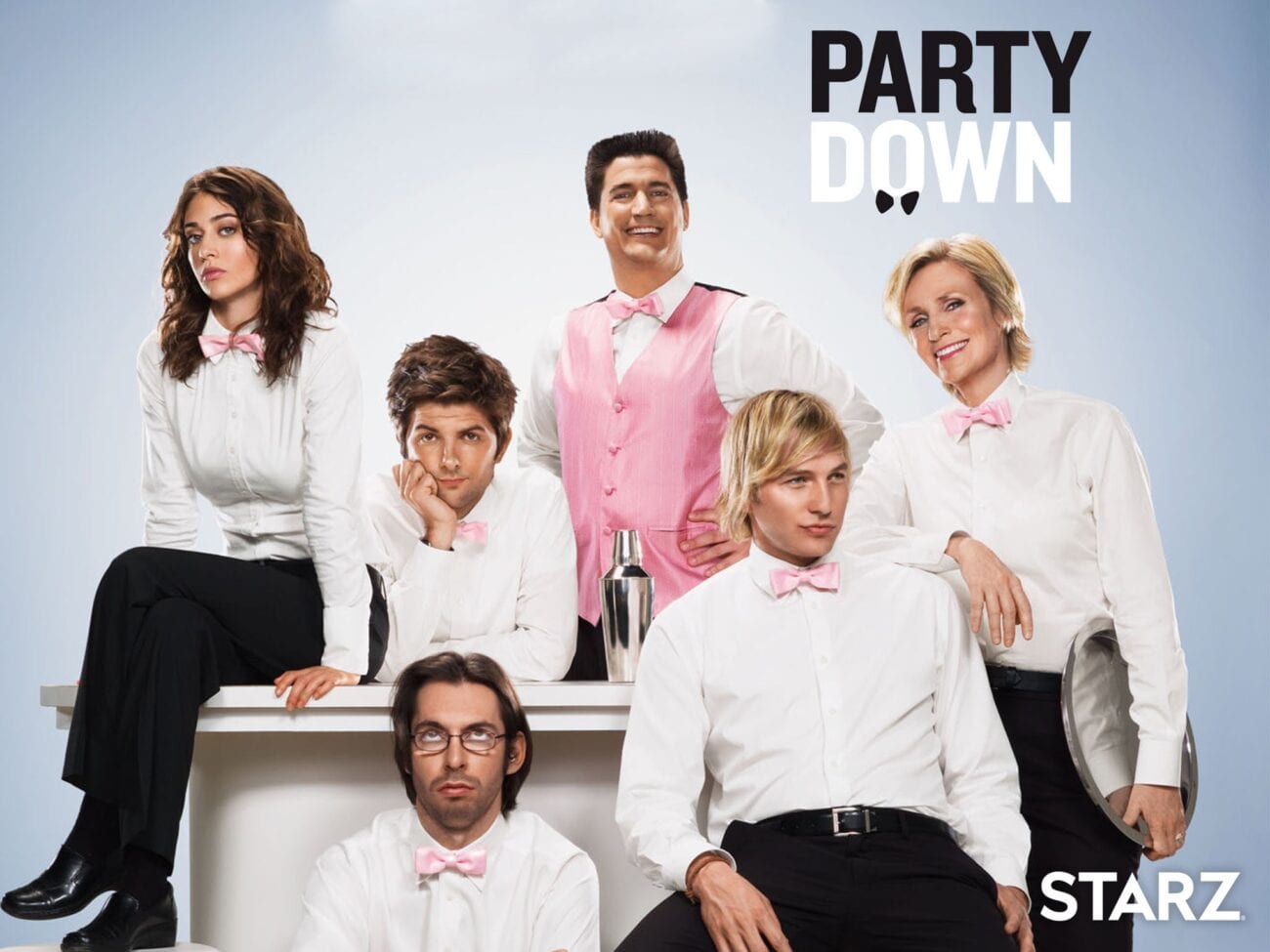 'Party Down' is back! The revival is officially a "Ron Donald Do" at Starz and the original cast and producers are all coming back. Get your bow tie ready!