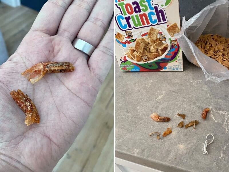 Is there shrimp in General Mills' Cinnamon Toast Crunch cereal? Dive into the fishy story that's now surfacing all over Twitter.