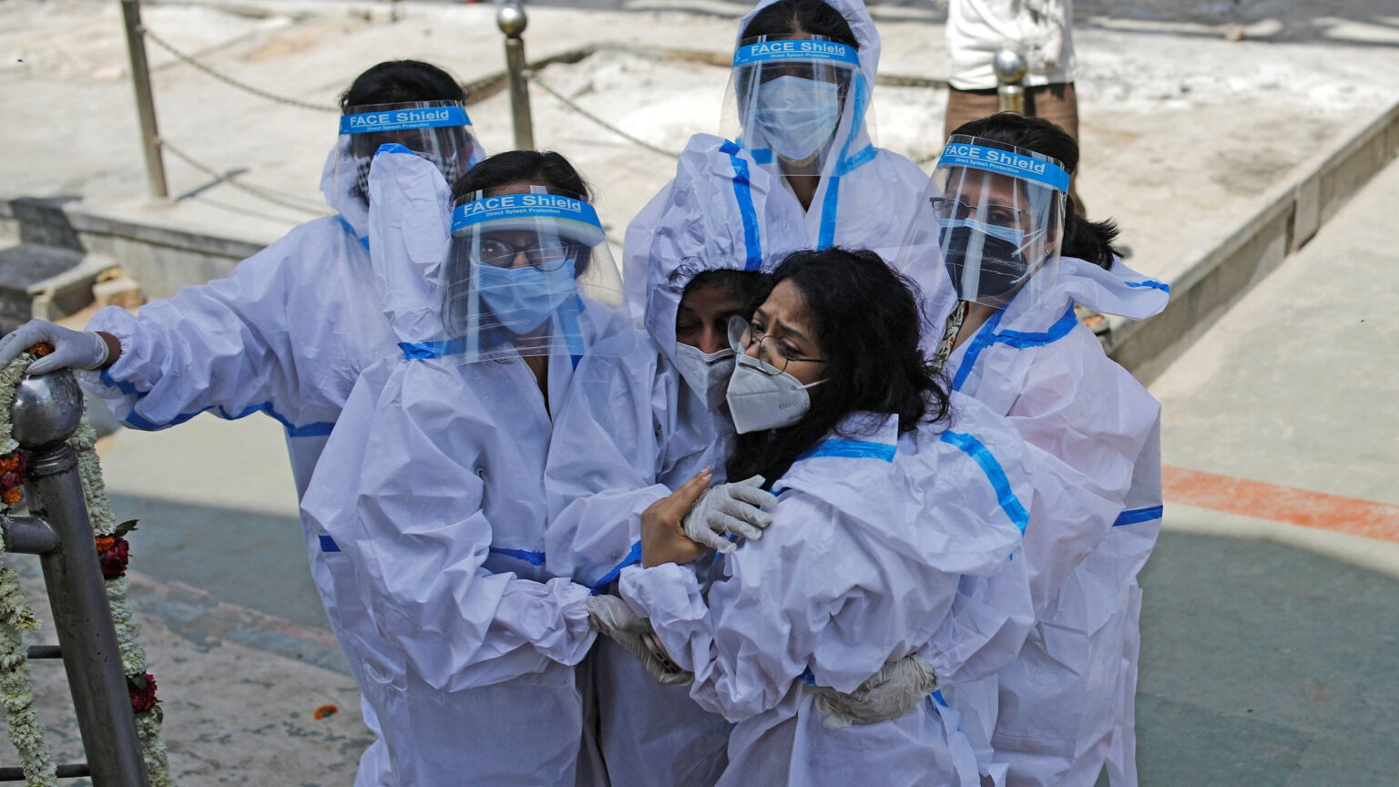 Will travel restrictions to and from India help stop the spread of COVID? See how the pandemic has surged and how global forces are working to fight it.