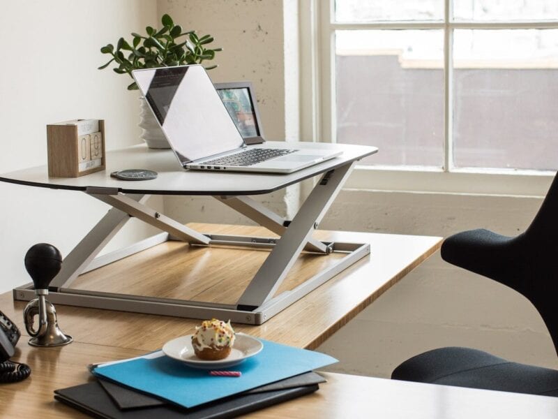 A standing desk is a big boost for those who work from home. Find out how a standing desk can improve your productivity.