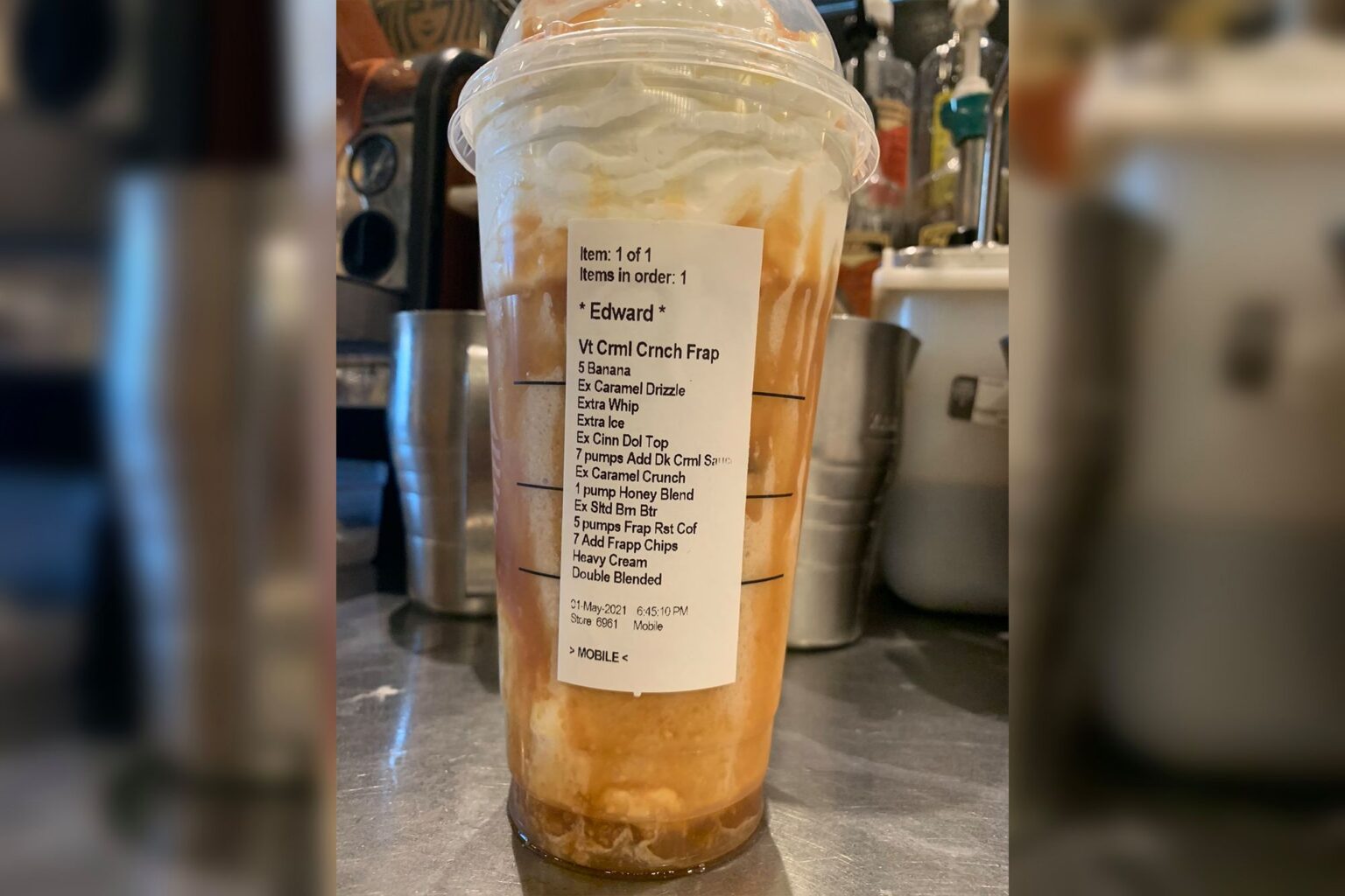 The best sources for Starbucks memes are the overly complex orders poor baristas get every day. Grab a straw and enjoy the story of Edward's crazy drink!