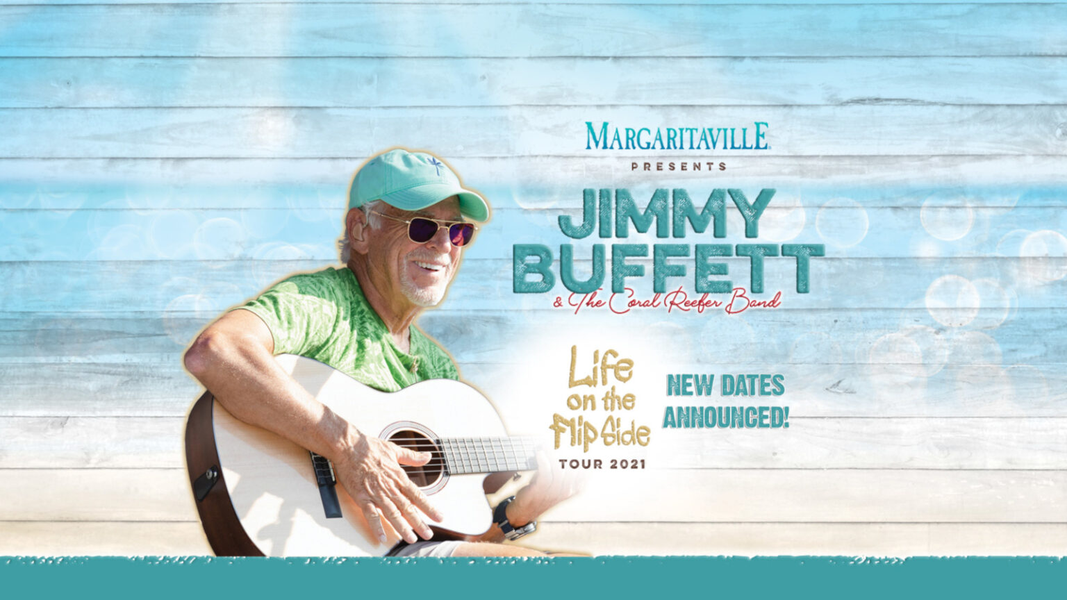 Calling all Parrot Heads! Jimmy Buffett is back on tour with the Coral Reefers! Snag your concert tickets to hear "Margaritaville" before they're sold out!