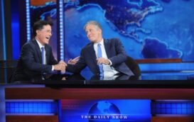 Former 'The Daily Show' host Jon Stewart made an appearance on Stephen Colbert's 'The Late Show' to celebrate science, or to slander science? You be the judge.