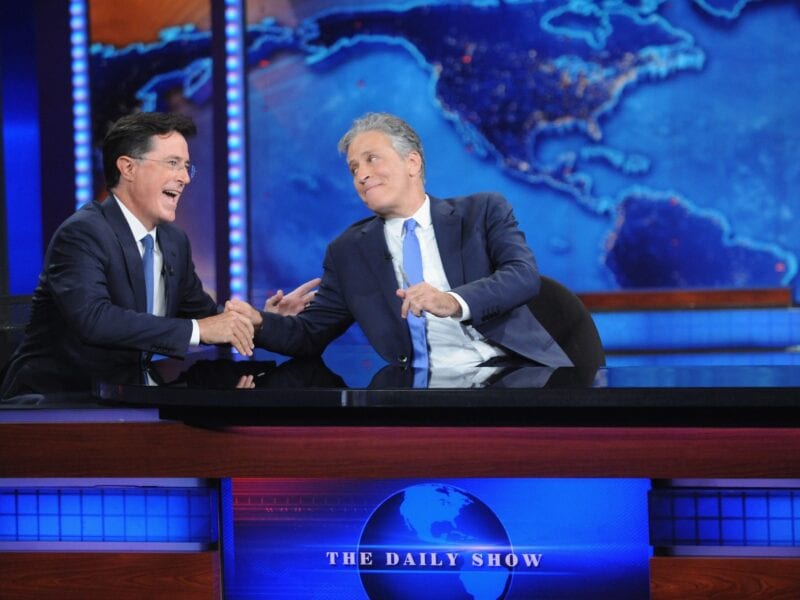 Former 'The Daily Show' host Jon Stewart made an appearance on Stephen Colbert's 'The Late Show' to celebrate science, or to slander science? You be the judge.