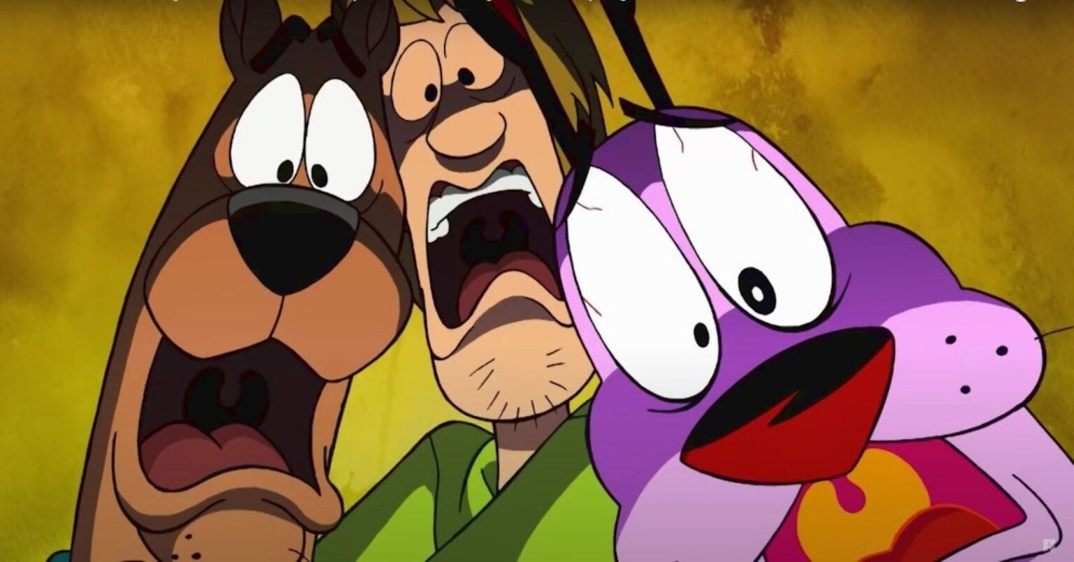 Scooby-Doo meets Courage the Cowardly Dog in the newest movie. See if these two lovable scaredy dogs can save the world (or Nowhere).