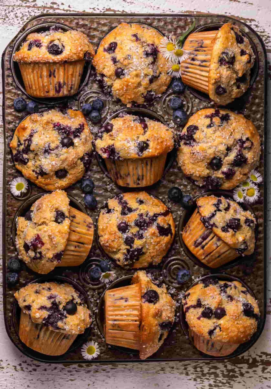 Are you looking for a sweet yet unique breakfast? Try a blueberry muffins recipe like no other beneath a sky painted in the tone of an orange smoothie. 
