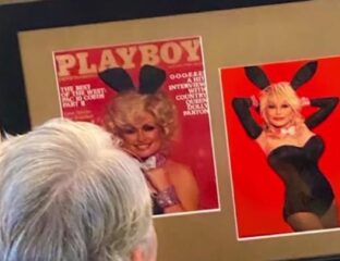 Dolly Parton recreates her 1978 'Playboy' cover for her husband's birthday. See if the star got nude for the occasion.