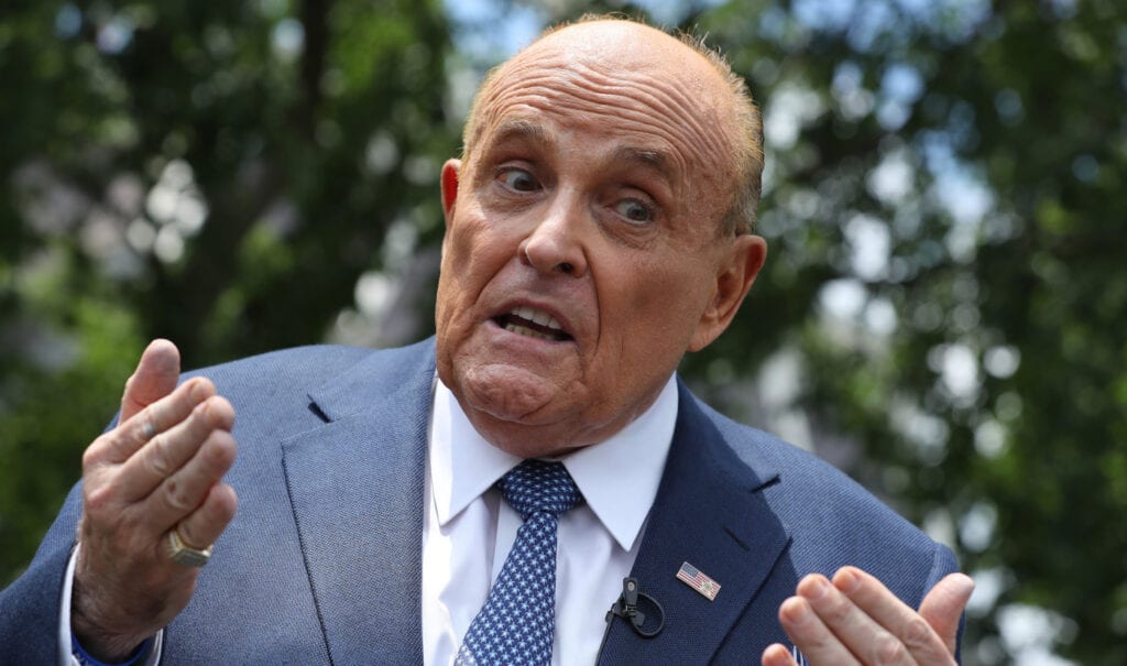 Is Rudy Giuliani still breaking a sweat? Watch his career take a tumble ...