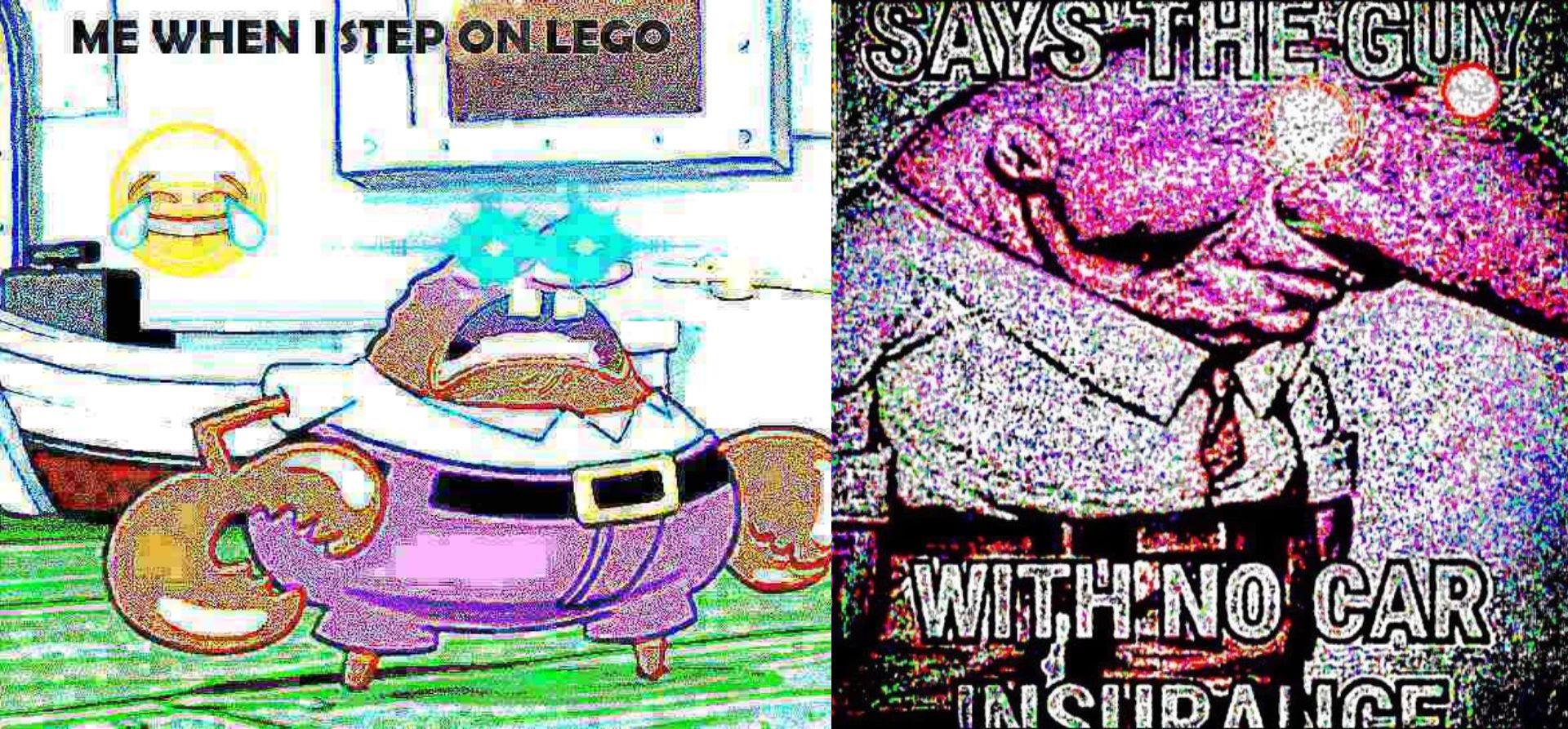 Frying memes: Are these memes really funnier when they're deep fried