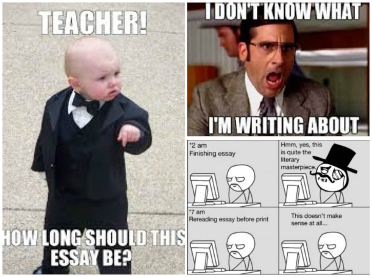 Stop procrastinating on that essay that's due tomorrow! But first, laugh at these relatable memes and discover why writing is less painful than you think.