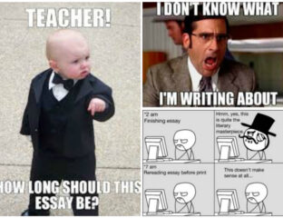 Stop procrastinating on that essay that's due tomorrow! But first, laugh at these relatable memes and discover why writing is less painful than you think.