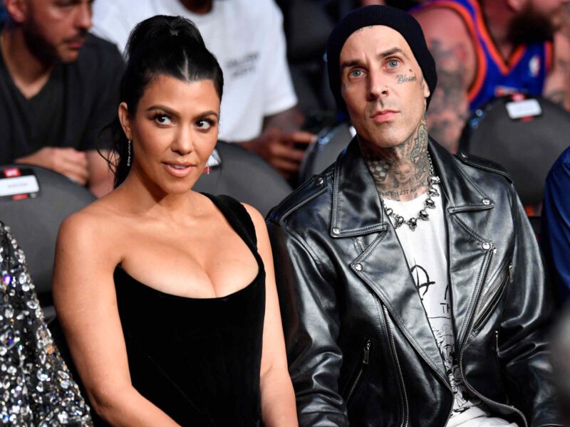 All the small things we love about weddings just made it all the way from song lyrics to true life! Look at the news Travis Barker just got from his wife!